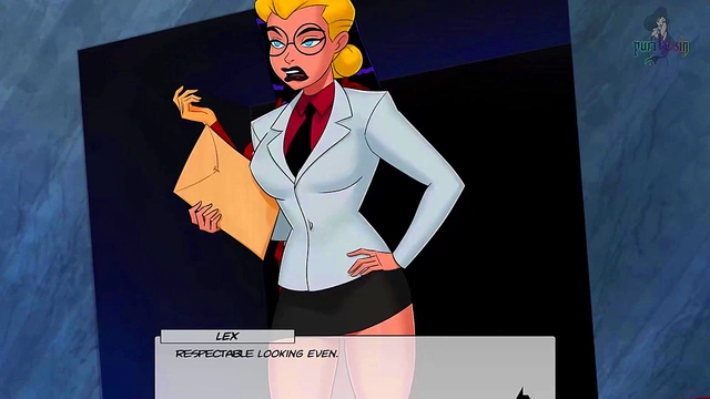 Blonde Raven Dances for Doctor's Pleasure in Furry Justice League Adventure