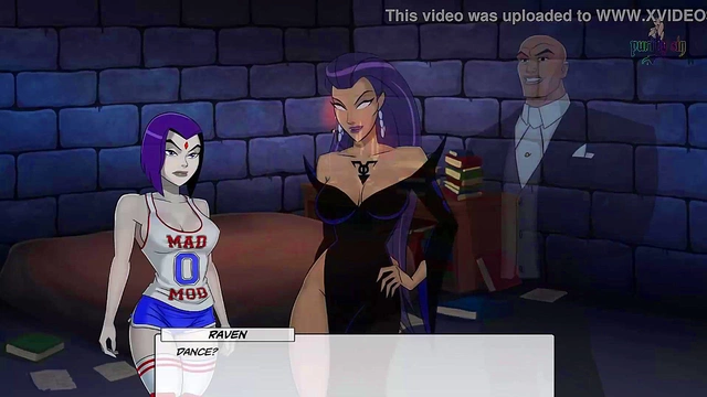 Blonde Raven Dances for Doctor's Pleasure in Furry Justice League Adventure