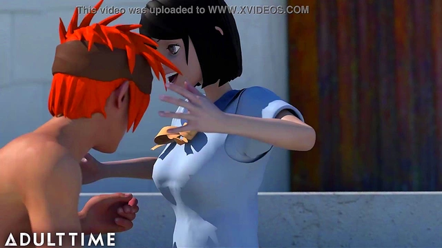 Hentai Uniform Babe Gives Public Pussy Creampie ToStudy BuddyWolf Hudson Anime Sex