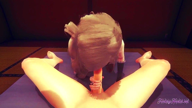 Lisa from Genshin Impact Gives Boobjob & Sucks for POV Fuck &Cumshot Creampie