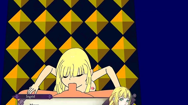 Blonde Anime Goddess Ingrid Gets Vicious Anal Sex To Fiery Soundtrack