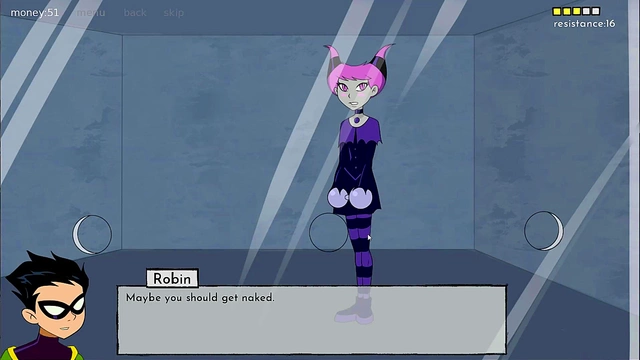 Raven & Robin Get Jinxed by Alien Elemental Action in Teen Titans Hentai