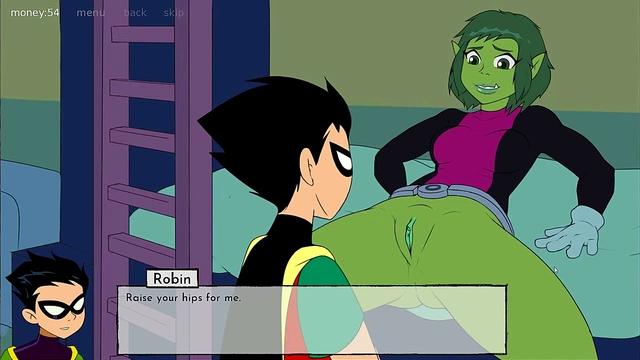 Raven & Robin Get Jinxed by Alien Elemental Action in Teen Titans Hentai