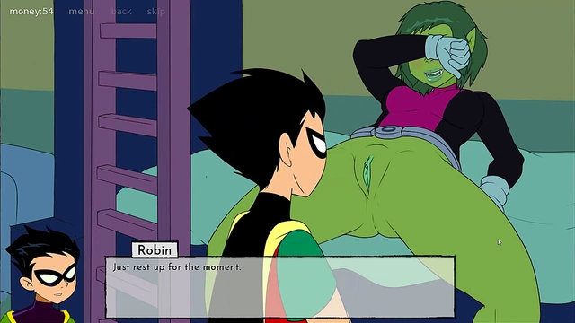 Raven & Robin Get Jinxed by Alien Elemental Action in Teen Titans Hentai