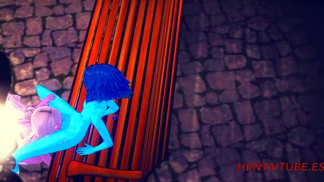 Amethyst Eats Out Lapis Lazuli in Steven Universe 3D Hentai Squirt Scene