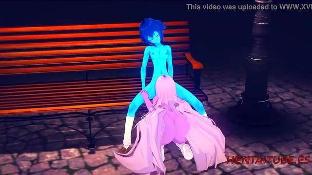 Amethyst Eats Out Lapis Lazuli in Steven Universe 3D Hentai Squirt Scene