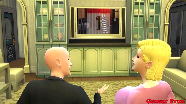 Perverted Master Roshi Trains Android 18 for Anal Sex in Front of Cuckold Husband