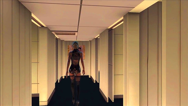 Sexy Blonde in Lingerie Takes On Fallout 4 Anime Action for Hot Hentai Fun