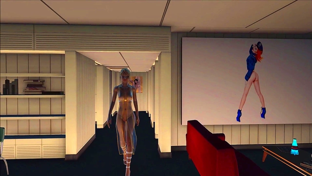 Sexy Blonde in Lingerie Takes On Fallout 4 Anime Action for Hot Hentai Fun