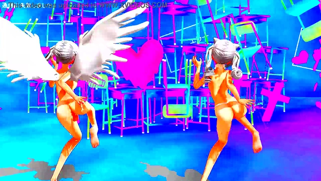 Huge Anaconda Dick Pounds Cartoon Girls In Steamy MMD Futanari Love Scene