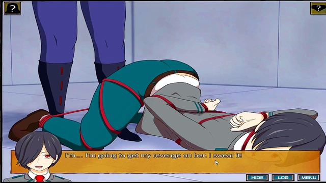 Hot busty Momo from My Hero Academia takescock in Anime Adventure