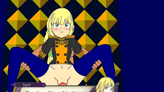 Blonde Anime Beauty Ingrid Rides Dick Hard For Vaginal Fun & Anal Delight