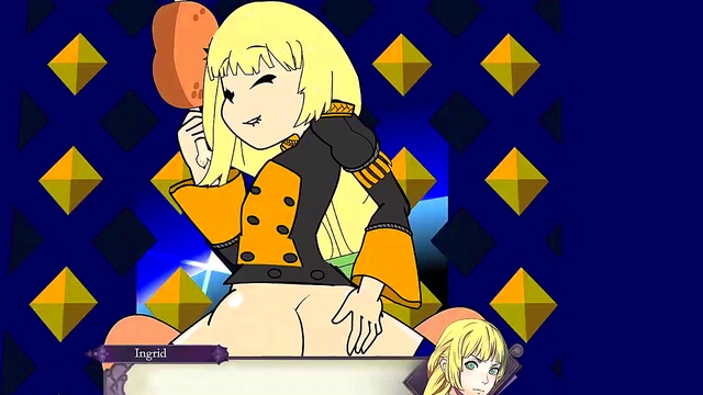 Blonde Anime Beauty Ingrid Rides Dick Hard For Vaginal Fun & Anal Delight