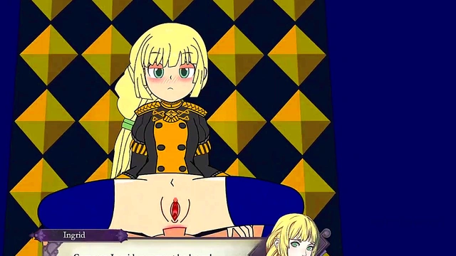 Blonde Anime Beauty Ingrid Rides Dick Hard For Vaginal Fun & Anal Delight