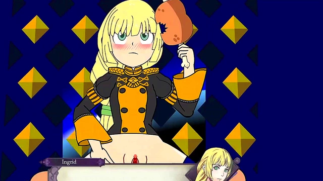 Blonde Anime Beauty Ingrid Rides Dick Hard For Vaginal Fun & Anal Delight