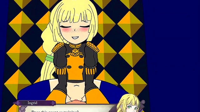 Blonde Anime Beauty Ingrid Rides Dick Hard For Vaginal Fun & Anal Delight