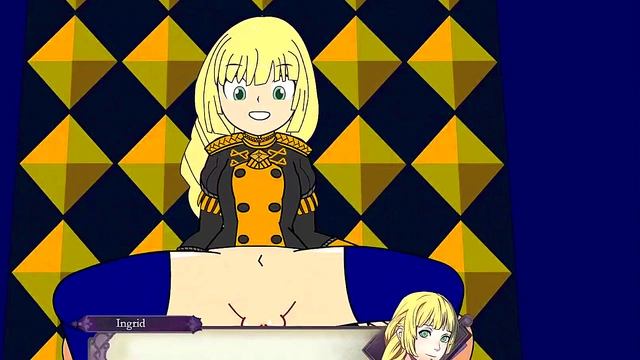 Blonde Anime Beauty Ingrid Rides Dick Hard For Vaginal Fun & Anal Delight
