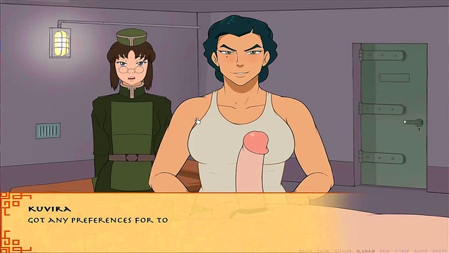 Korra's Big Butt Punishes Hard Dick Before Hairy Pussy Tease in Anime Parody