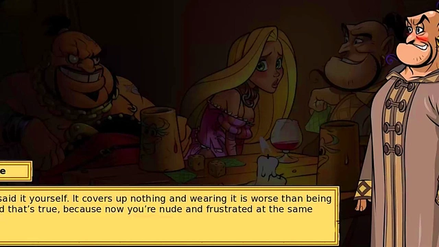 Threesome Fun With Hairy Anime Princesses – Blond Slut Repunzel Spitroasts for Orgasmic Cumsshots