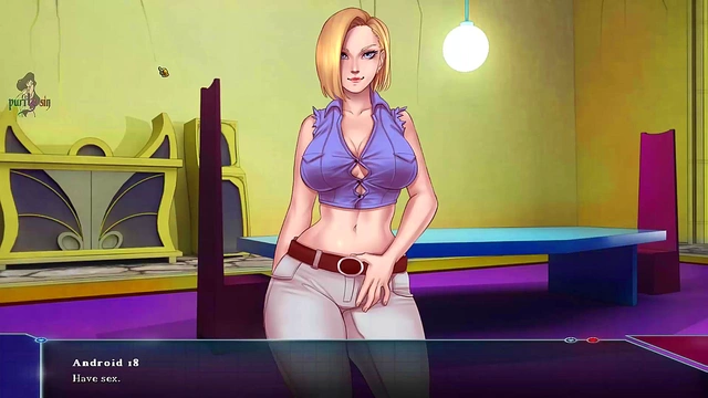 Dragon Ball Z – Android 18 Rides Vados for Rough Sex & Orgasmic Blowjob