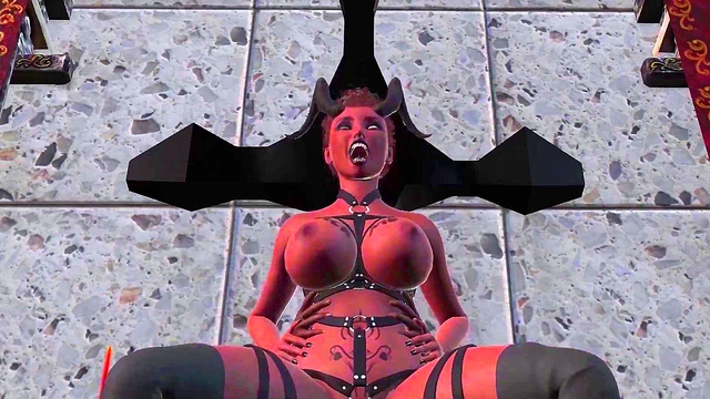 Succubus Slut With Big Tits And Ass Tempts In Hardcore Interracial Fantasy Roleplay
