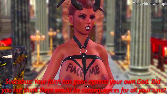 Succubus Slut With Big Tits And Ass Tempts In Hardcore Interracial Fantasy Roleplay