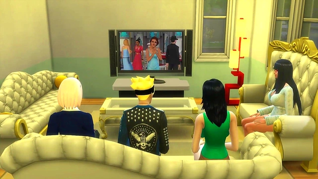 Hinata, Sakura & Sarada Seduce Boruto for Hardcore Anal Fun & Milk Fest