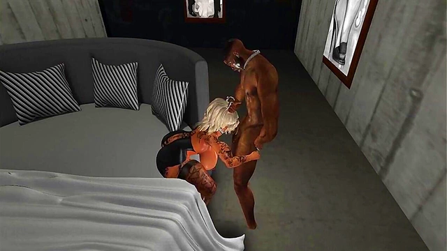 Blonde Milf Cartoon Cougars Enjoy Big Black Dicks for Anal Orgasms & Cumshots