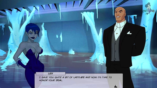 PowerGirl Gets Sweaty & Frosty With Muscle Vixens In DC Comics Hentai Fantasy