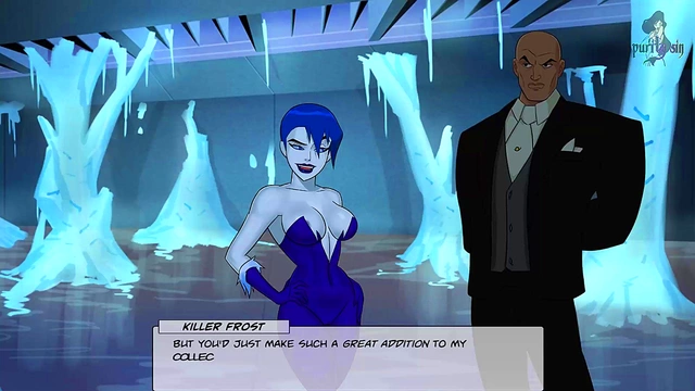 PowerGirl Gets Sweaty & Frosty With Muscle Vixens In DC Comics Hentai Fantasy