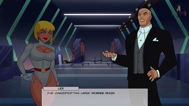 PowerGirl Gets Sweaty & Frosty With Muscle Vixens In DC Comics Hentai Fantasy