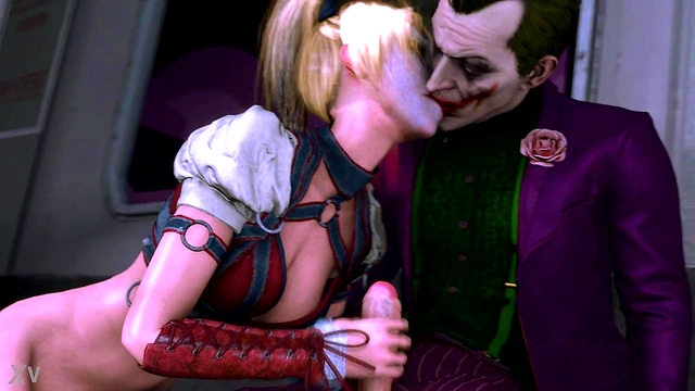 Harley Quinn Rides CGI Dick In The Metro For A Juicy Cumshot