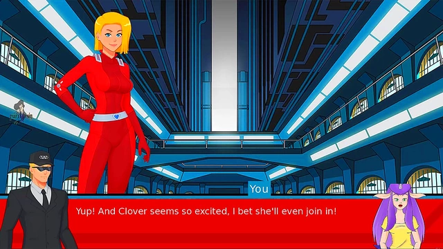 Totally Spies Sex Game – Blonde, Redhead, Asian Girls With Big Boobs Train Hard For Orgasm