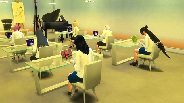 Madara Catches Student Watching Porn, Turns It Into A Hot Threesome Anal Session