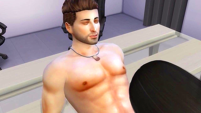 3D Anime Girl Boss Gets Pleasured With Big Cock In Romantic Sims Sex Scene