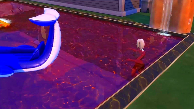 Hinata Seduces Stepson for Poolside Hardcore Fun & Intense Netorare Action