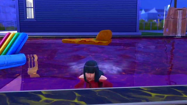 Hinata Seduces Stepson for Poolside Hardcore Fun & Intense Netorare Action