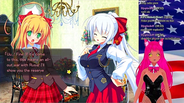 Lewd VTuber Neko Plays 'My GF Is The President!' For Naughty Fun