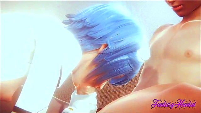 Rei Ayanami & Asuka Langley in Evangelion Hentai Threesome Compilation