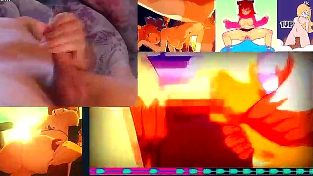 Fapping Hard to Anime Hero With Big Tits & Hardcore Hentai Action