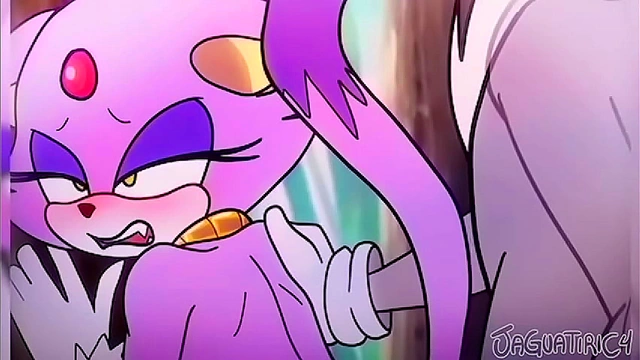 Hot Anime Couple Silver & Blaze Yiff With Pussy Fucking & Wet Blowjob Creampie