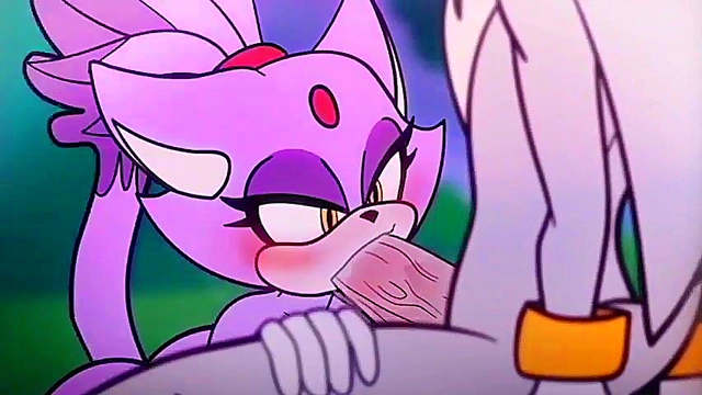 Hot Anime Couple Silver & Blaze Yiff With Pussy Fucking & Wet Blowjob Creampie