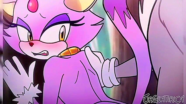 Hot Anime Couple Silver & Blaze Yiff With Pussy Fucking & Wet Blowjob Creampie