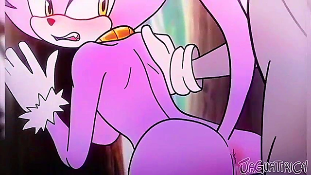 Hot Anime Couple Silver & Blaze Yiff With Pussy Fucking & Wet Blowjob Creampie