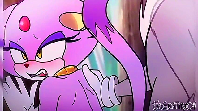 Hot Anime Couple Silver & Blaze Yiff With Pussy Fucking & Wet Blowjob Creampie