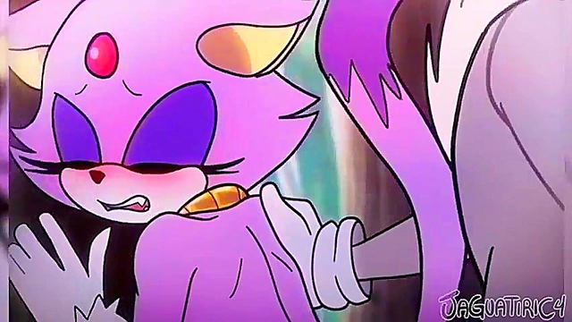 Hot Anime Couple Silver & Blaze Yiff With Pussy Fucking & Wet Blowjob Creampie