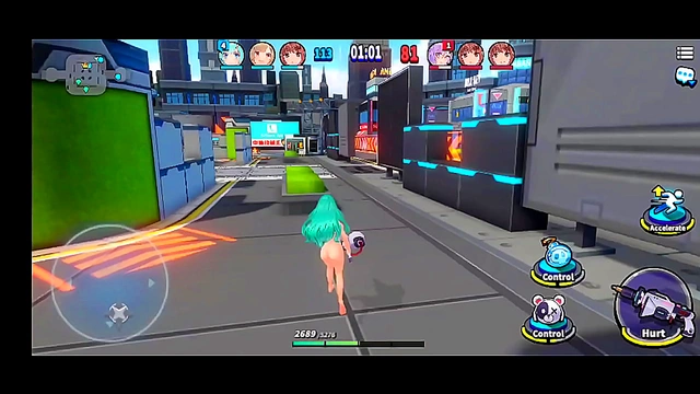 Horny Hentai Babe Cums Hard While Gaming On Nutaku EroLabs AppGame