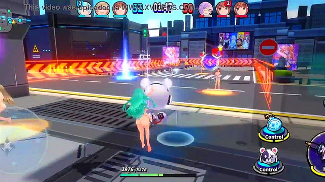 Horny Hentai Babe Cums Hard While Gaming On Nutaku EroLabs AppGame