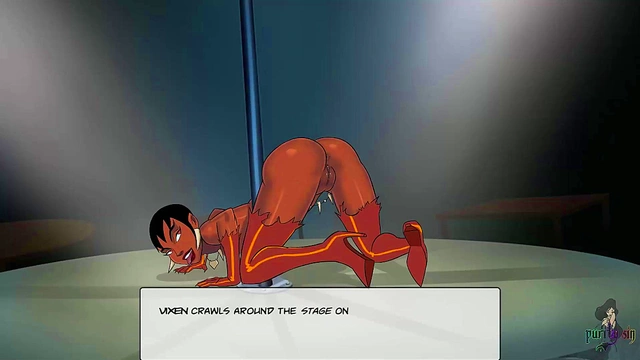 Horny Heroines Batgirl & Supergirl Toy Each Other at Vixen Club Orgy