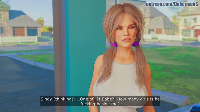 Cheating Big-Titted Girlfriend Swallows BBCCum in Hentai Anime Thriller